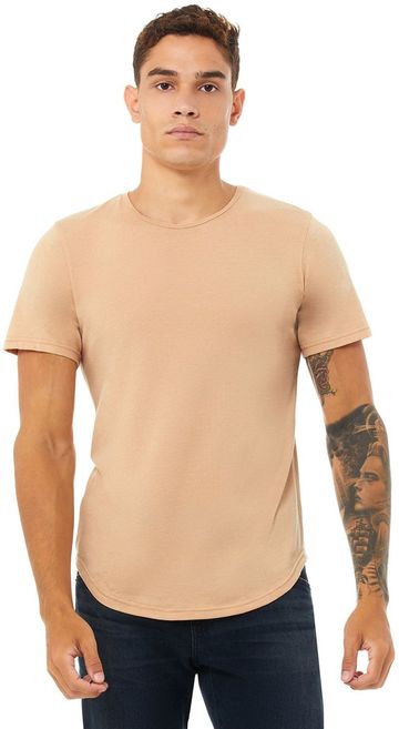 Bella + Canvas FWD Fashion Men's Curved Hem Short Sleeve T-Shirt
